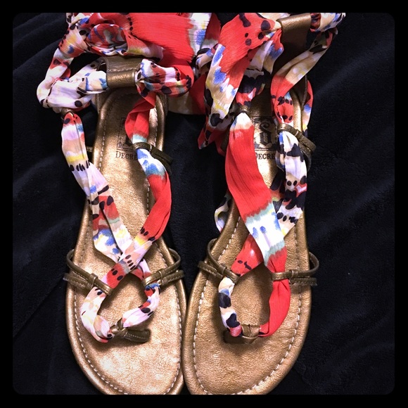Decree Shoes - Decree Scarf Sandals